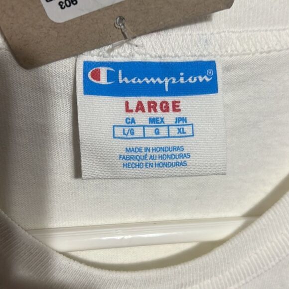 🔥🔥 Deadstock “NWT” CHAMPION HERITAGE TEE “Tiger” Embroidered - Men Sz Large - Picture 9 of 13